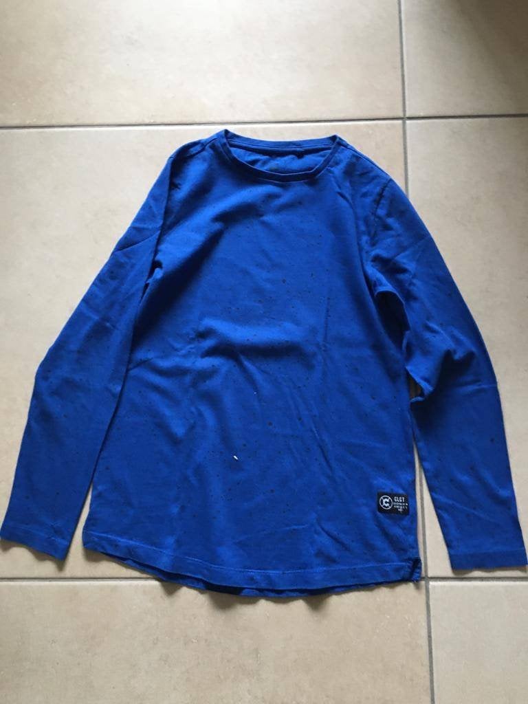 Blauwe longsleeve 146-152, Gebruikt, Coolcat, Ophalen of Verzenden, Shirt of Longsleeve