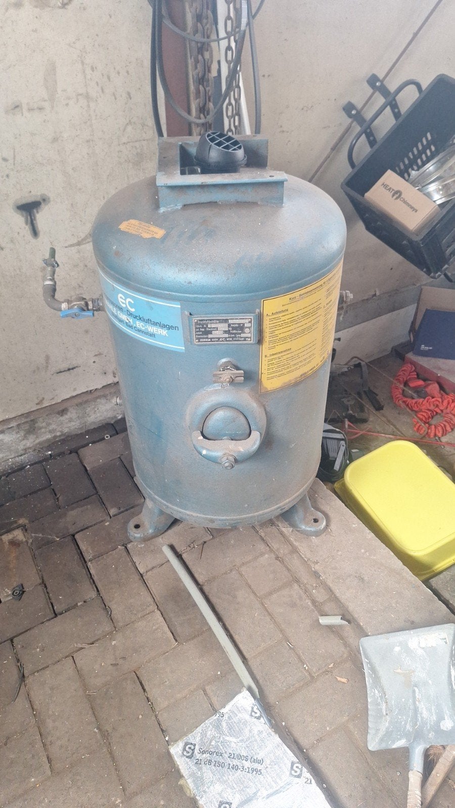 150 liter buffertank buffervat voor compressor, Ophalen