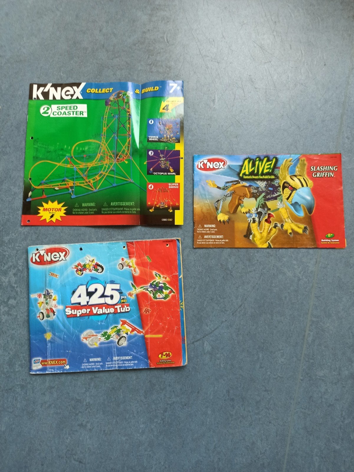 Grote K'nex set met handleidingen en opbergbox, Ophalen of Verzenden, Gebruikt