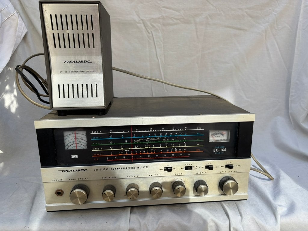 Realistic DX-160 Solid State Receiver (150 kHz - 30 MHz), Telecommunicatie, Ophalen, Gebruikt, Ontvanger