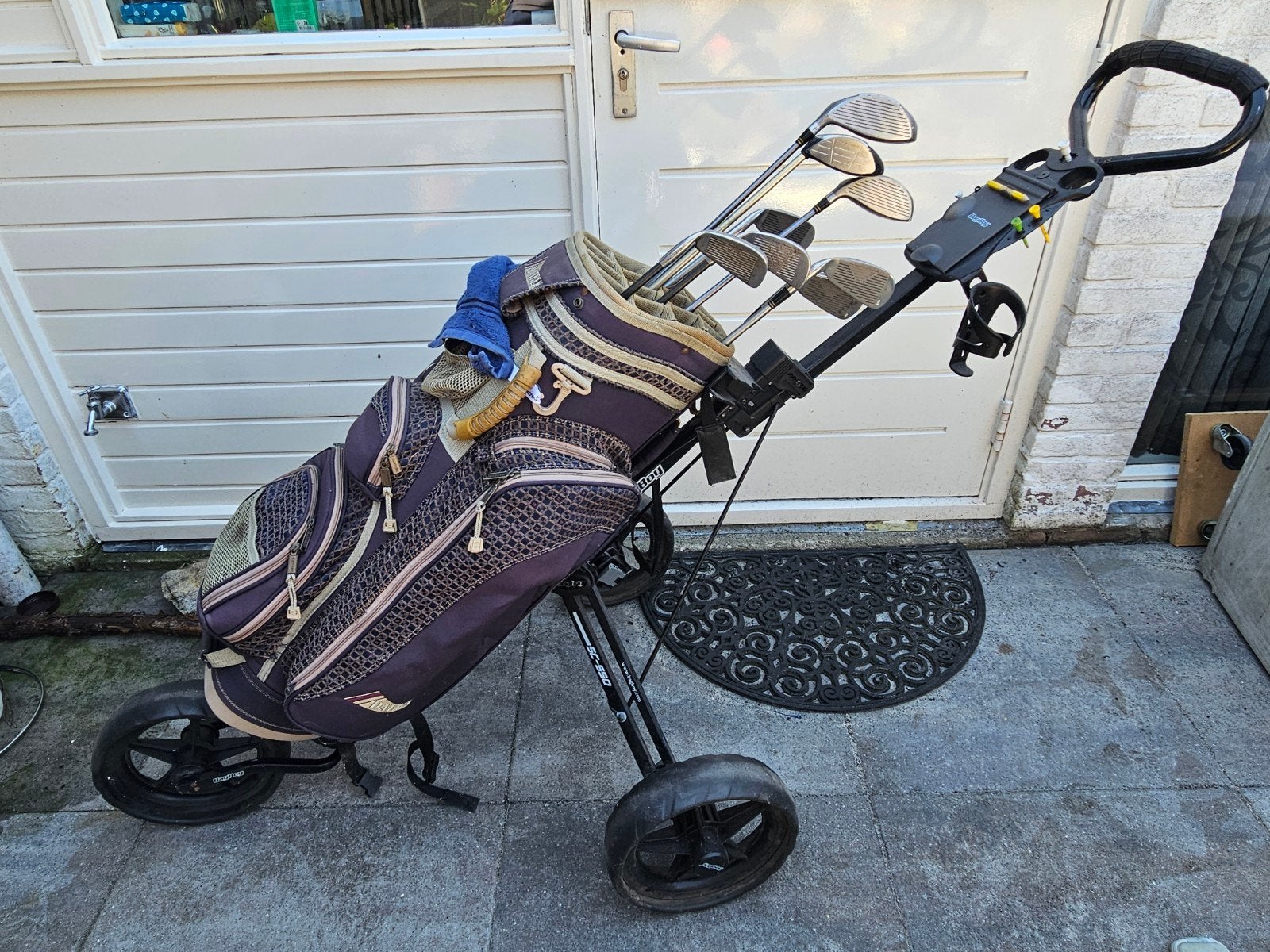 Complete golfset met tas en trolley, Sport en Fitness, Golf, Ophalen, Gebruikt, Set, Callaway