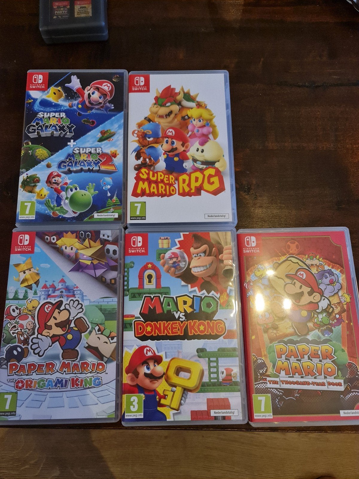 diverse mario spellen complete verkoop, Overige genres, 1 speler, Ophalen of Verzenden, Zo goed als nieuw