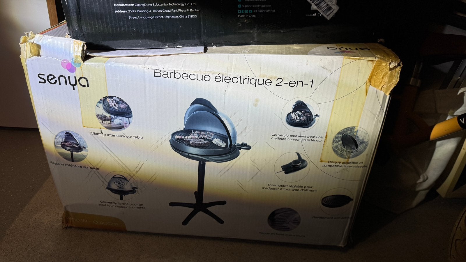 Elektrische grill 2200 watt NIEUW, Tuin en Terras, Ophalen, Nieuw
