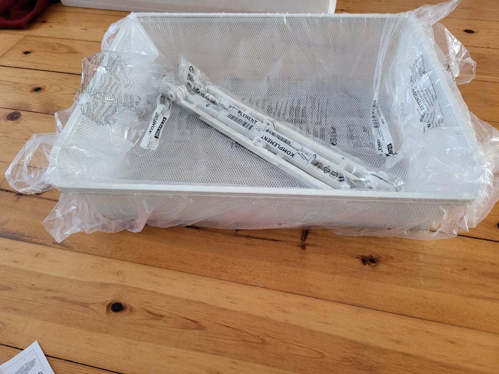 IKEA komplement witte plank gratis, Huis en Inrichting, Kasten | Kledingkasten, Ophalen, Nieuw, 50 tot 100 cm, Minder dan 100 cm