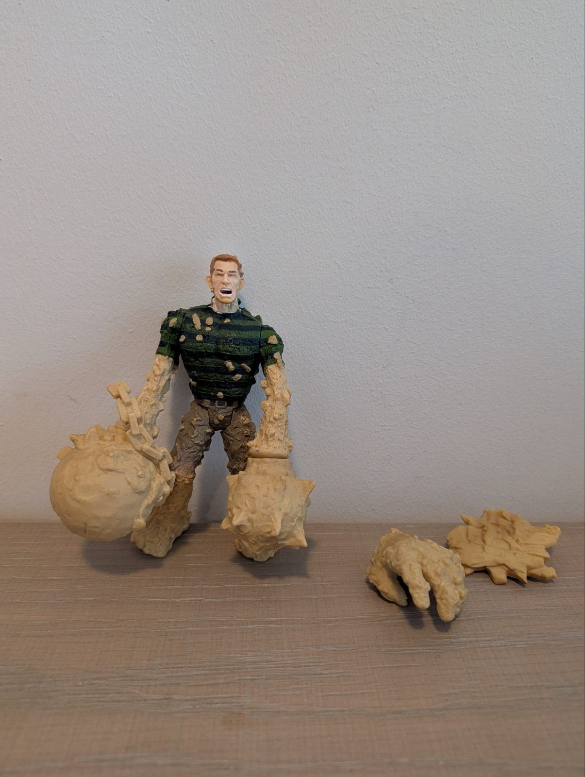 Marvel Spider-Man 3 Sandman Raimi Movie Action Figure + mini, Ophalen of Verzenden, Zo goed als nieuw