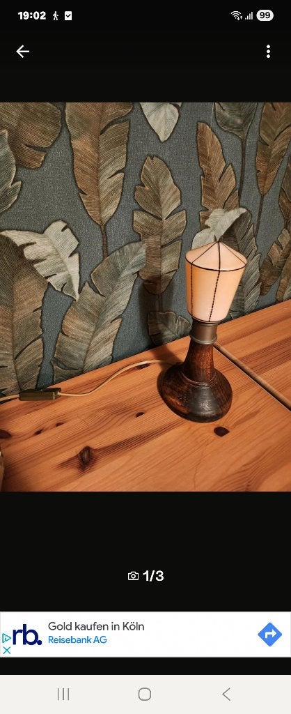 Jugendstil lamp, Ophalen of Verzenden
