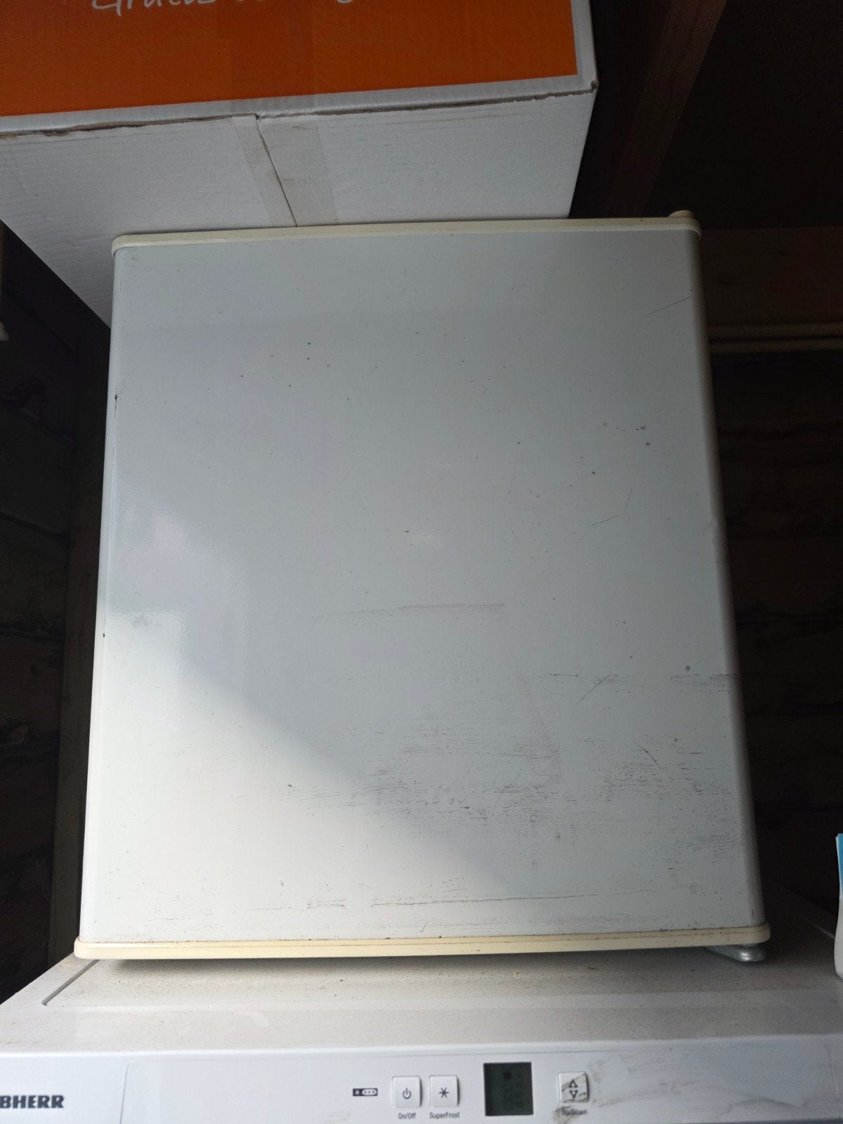 tafel model vriezer, Tuin en Terras, Zonneschermen, Ophalen, Gebruikt, Knikarmscherm