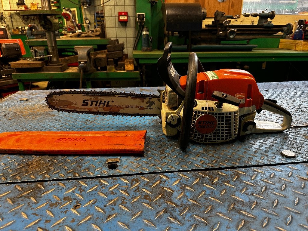STIHL MS 271 Kettingzaag – 3,5 PK – 40 cm Zaagblad - 2 takt, Stihl, Gebruikt, 70 mm of meer, Kettingzaag