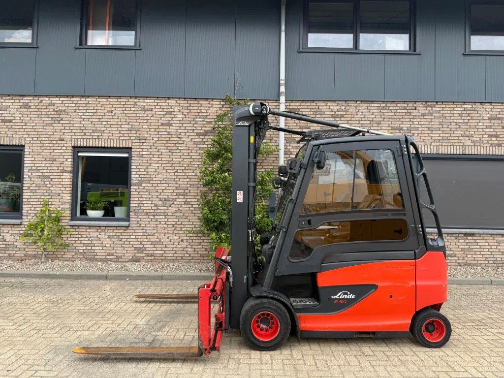 Linde E30HL-01 3 ton Triplex Freelift Positioner Elektra Hef, 3000 tot 4000 kg, Linde, Heftruck, Ophalen of Verzenden