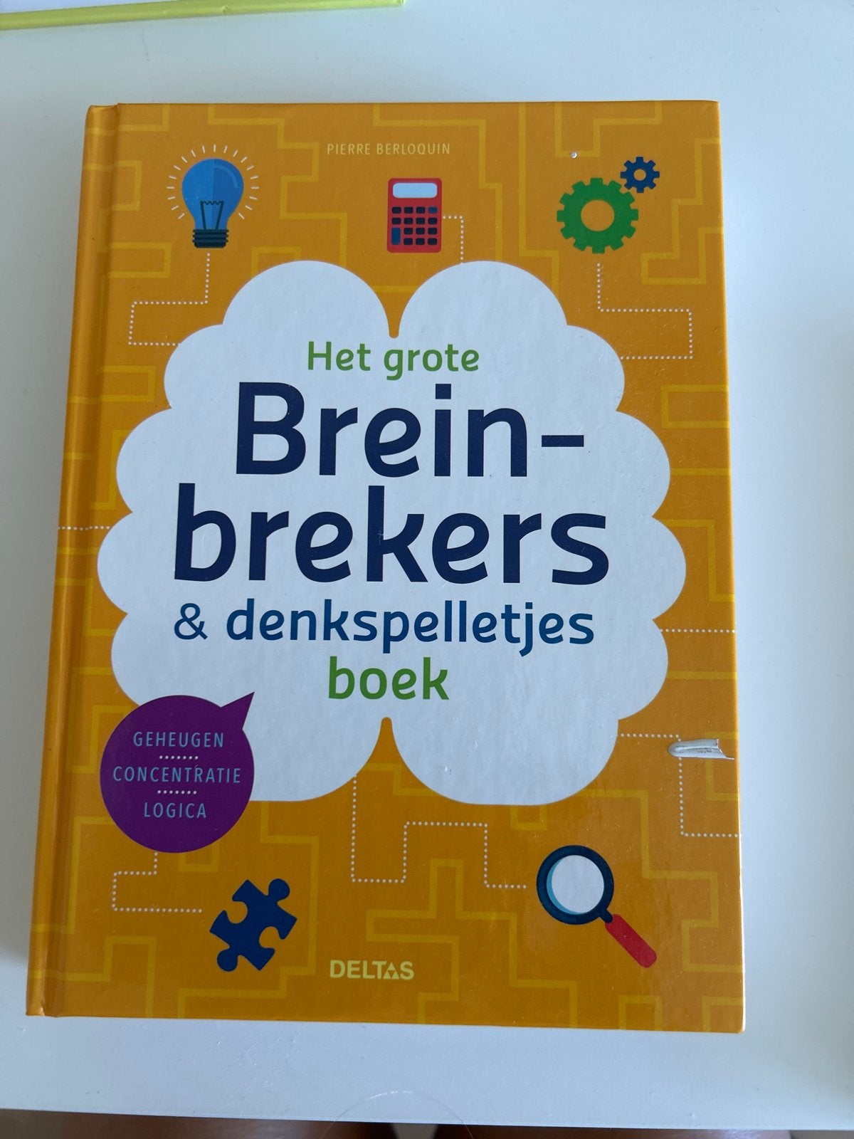 Het Grote Breinbrekers & Denkspelletjes Boek, Ophalen of Verzenden, Minder dan 500 stukjes, Zo goed als nieuw, Puzzelboek