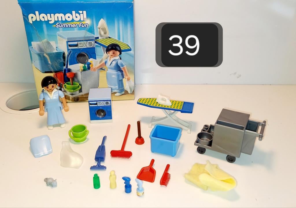 Playmobil wasruimte compleet als nieuw in doos, Ophalen of Verzenden, Zo goed als nieuw