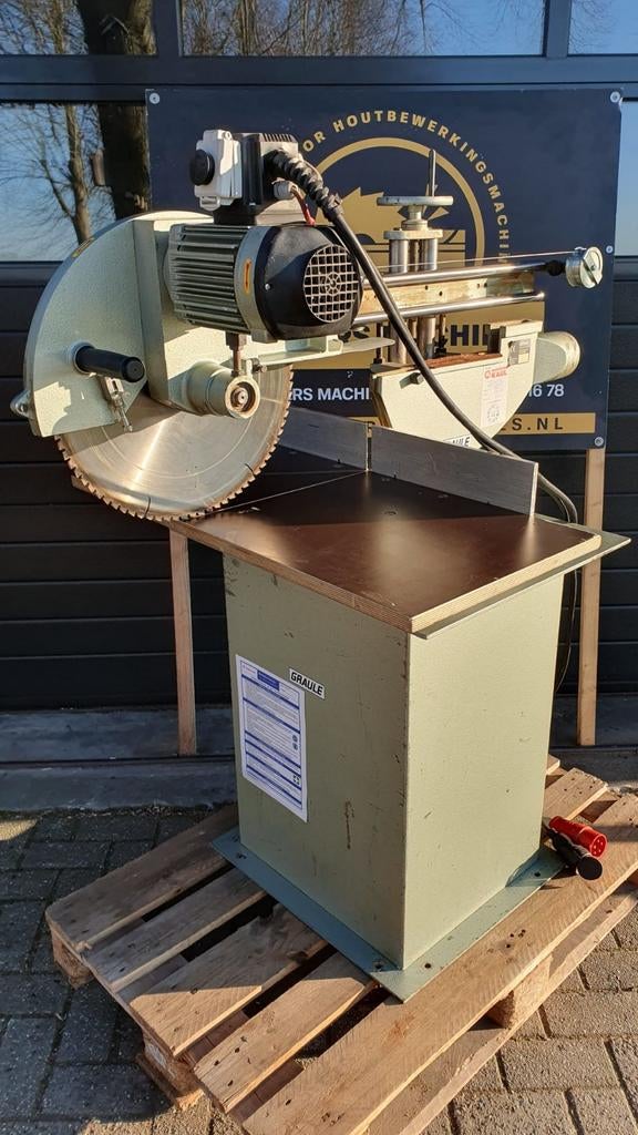 Graule afkortzaag 170mm CE geremd gekeurd verstekhoek, Doe-het-zelf en Verbouw, Gereedschap | Zaagmachines, Ophalen of Verzenden