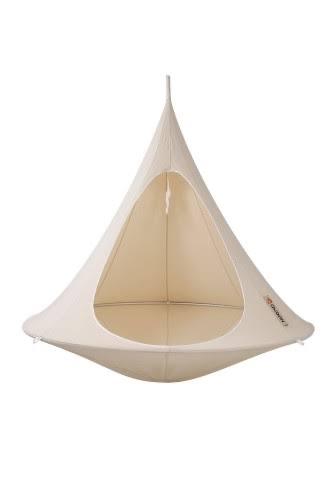 Cacoon tweepersoons hangnest Naturel White, Ophalen, Nieuw, Meerpersoons, Buiten