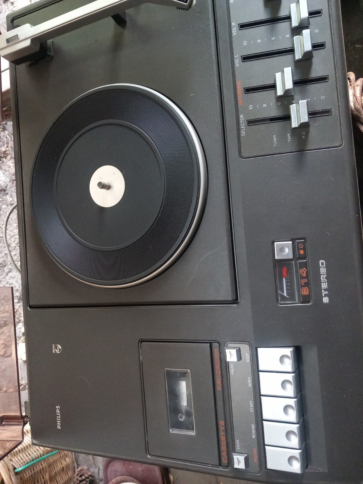Philips 814 stereo pick-up, Audio, Tv en Foto, Ophalen of Verzenden, Gebruikt, Philips