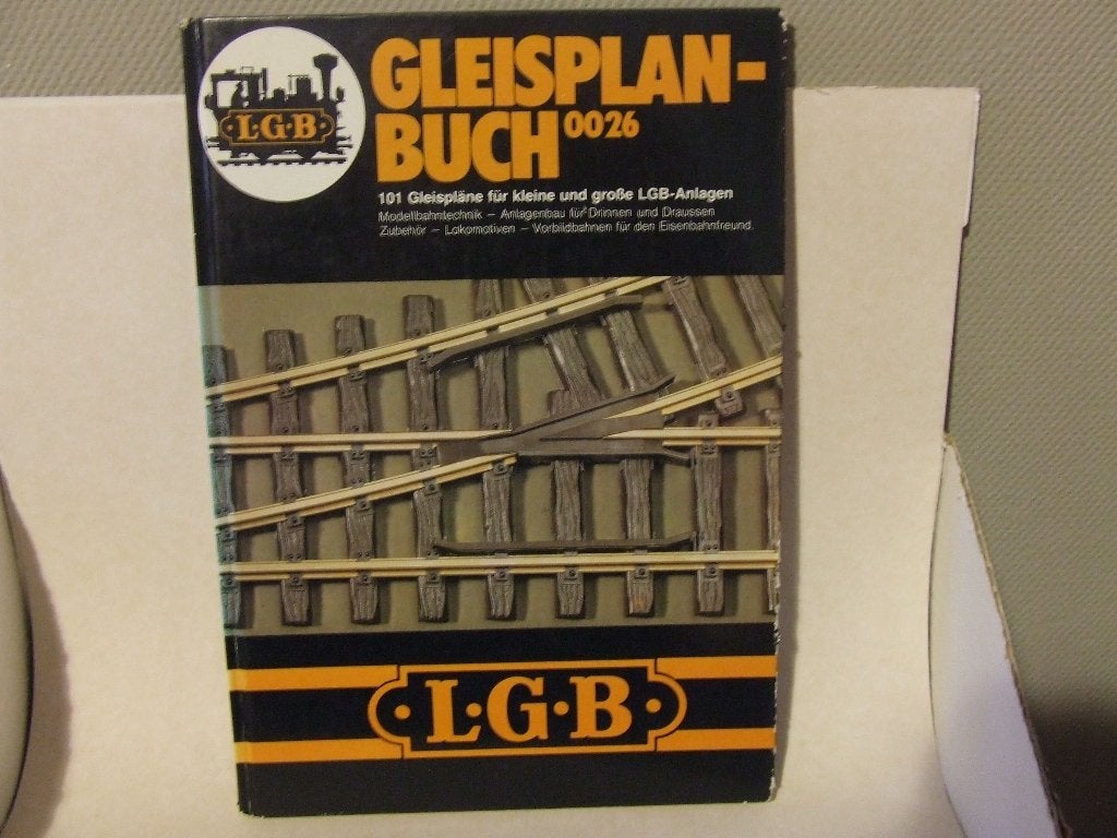 LGB 0026 Gleisplan-Buch  101 Gleispläne für LGB-Anlage, Gelijkstroom, Zo goed als nieuw, LGB, Boek, Tijdschrift of Catalogus