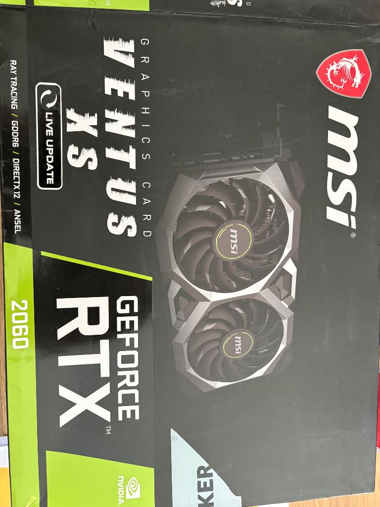 Rtx 2060 ventus 2x, Computers en Software, Videokaarten, PCI-Express 3, Verzenden, GDDR6, Zo goed als nieuw