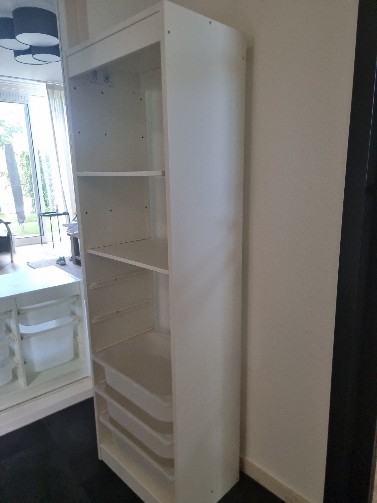 Ikea Trofast Basiselement Boekenkast met Opbergvakken, Ophalen, Met plank(en), Minder dan 50 cm, Gebruikt