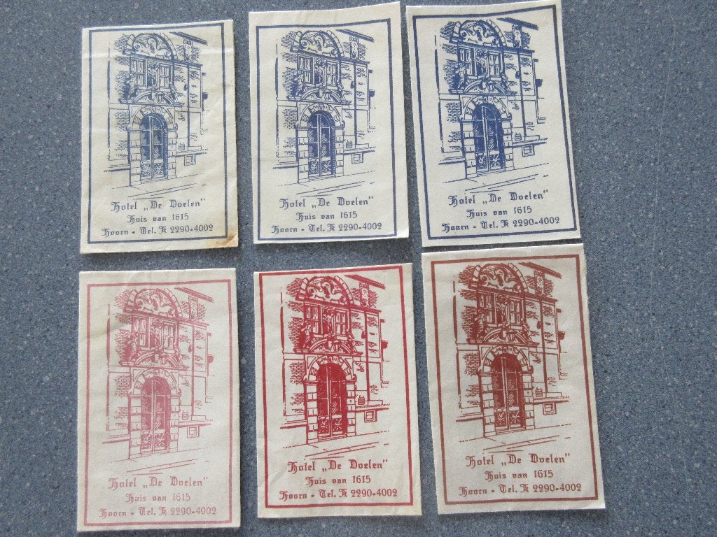 6 x Hoorn, hotel De Doelen, Verzenden, Nederland