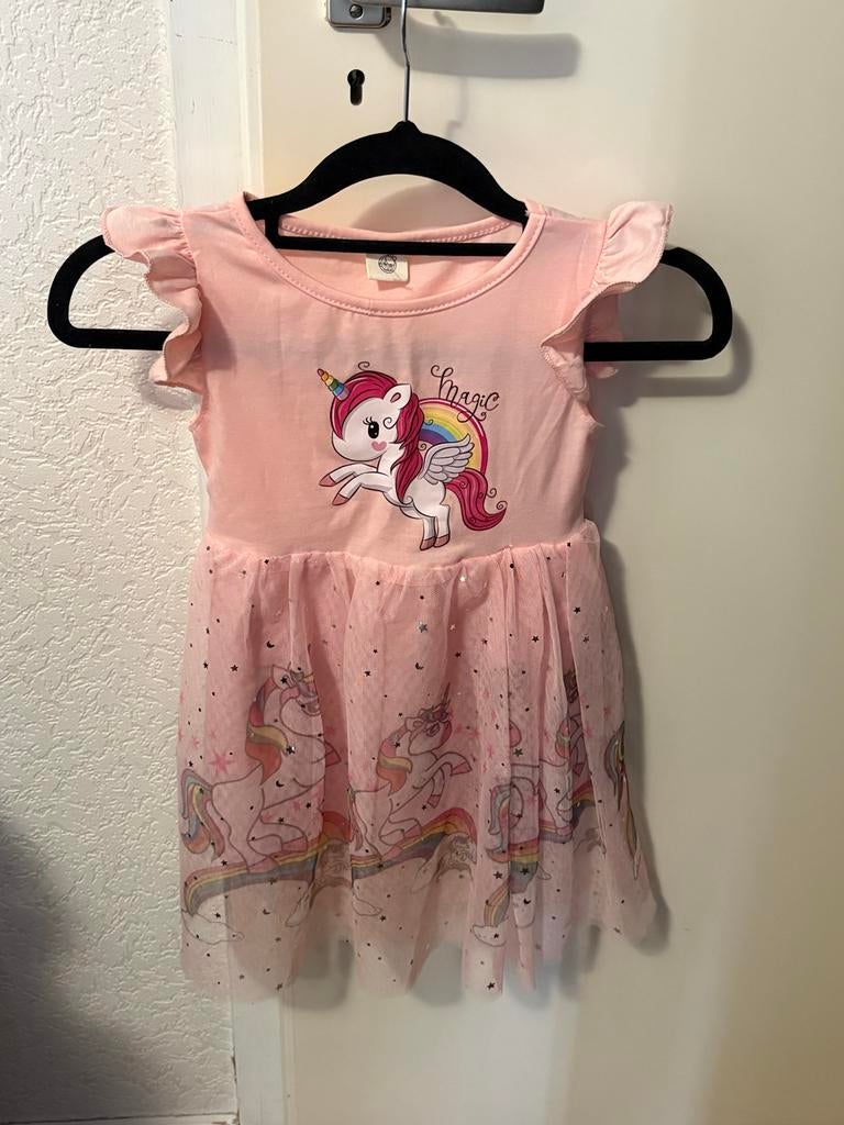 Roze eenhoorn jurk maat 100, Kinderen en Baby's, Ophalen of Verzenden, Nieuw, Meisje