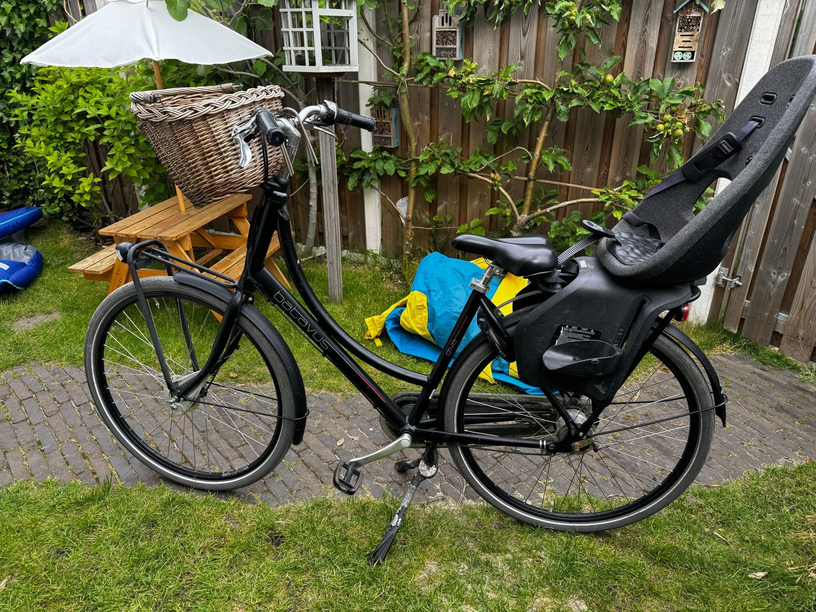 Batavus Diva Damesfiets met Mand excl kinderzitje!, Ophalen, Gebruikt, Versnellingen, Batavus