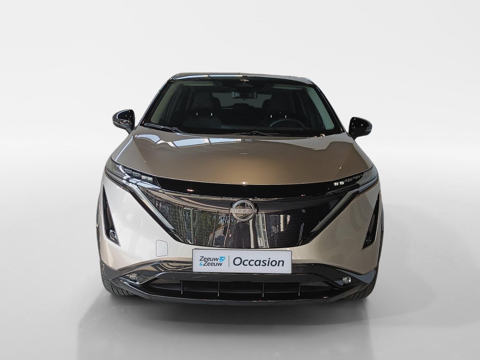 Nissan Ariya Evolve 66 kWh | 22KW Lader| Afneembare trekhaak, Auto's, Lichtsensor, Gebruikt, SUV of Terreinwagen, Zilver of Grijs