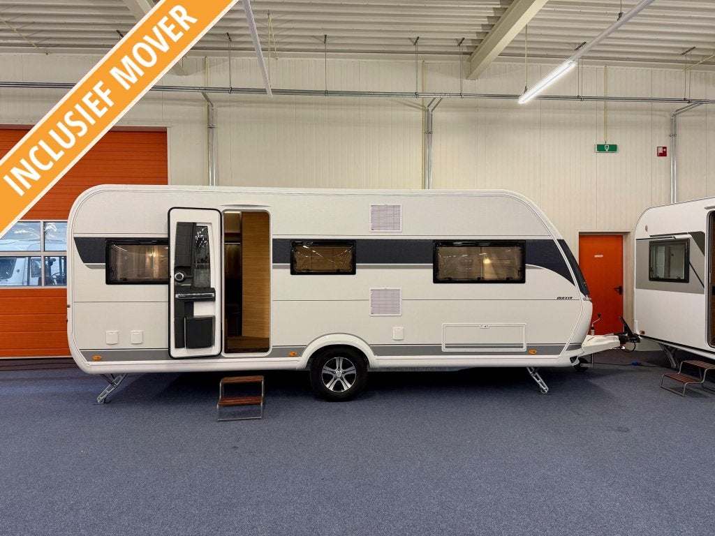 Hobby Maxia 585 UL MOVER + Cassette luifel, Caravans en Kamperen, Rondzit, Hobby, Bedrijf, Schokbreker