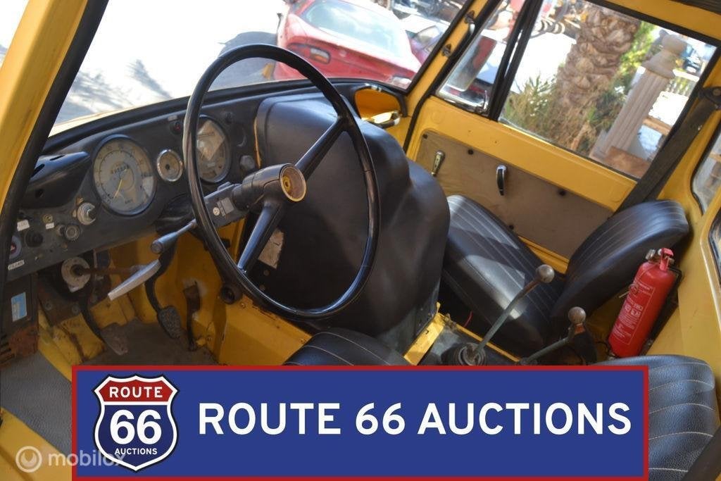 Mercedes-Benz Unimog 406 U900 | 1975 | Route 66 Auctions, Auto's, Overige carrosserieën, Zwart, Mercedes-Benz, Bedrijf