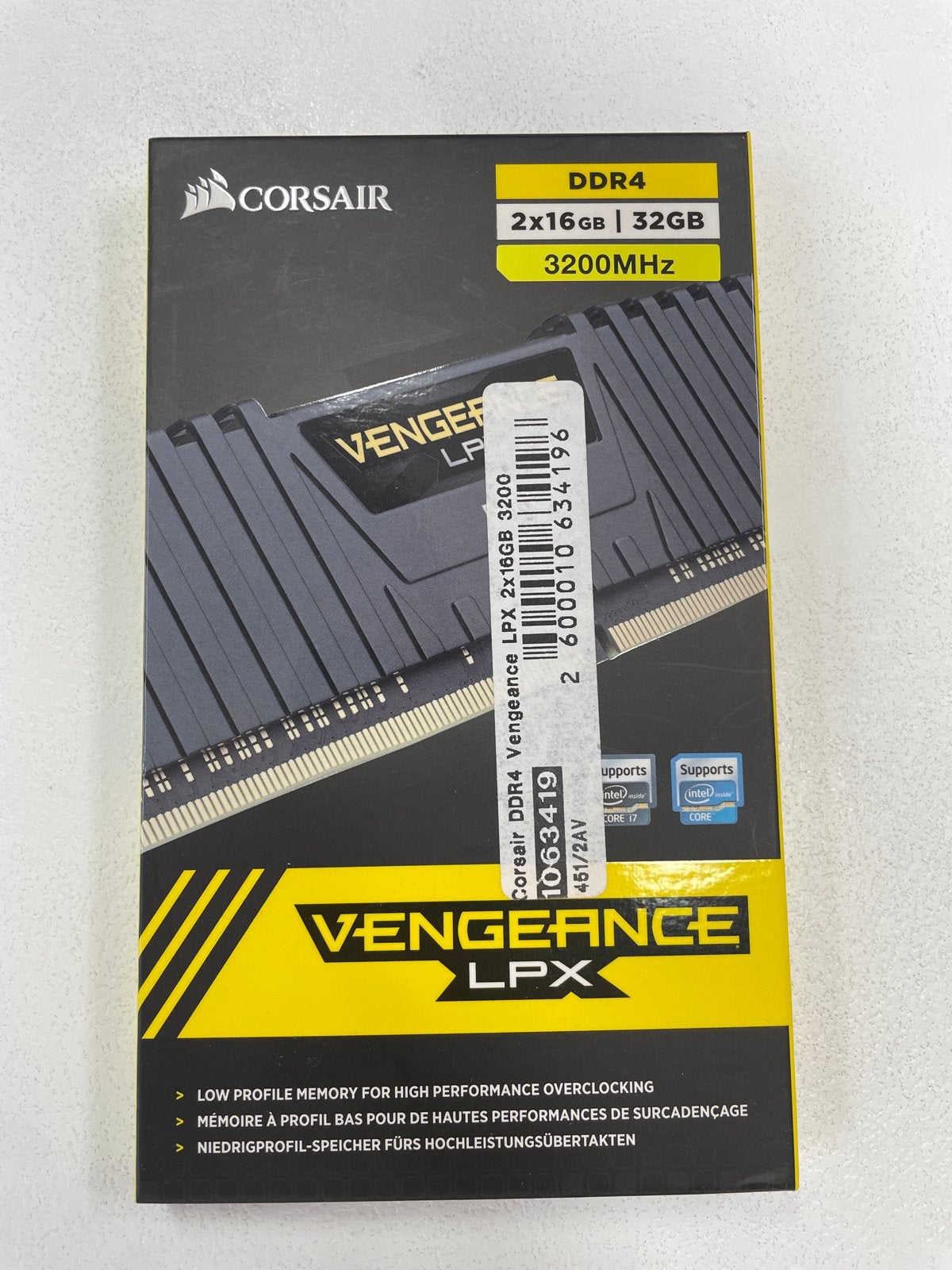 Corsair Vengeance LPX 32GB (2x16GB) DDR4 3200MHz RAM, 32 GB, Server, DDR4, Nieuw