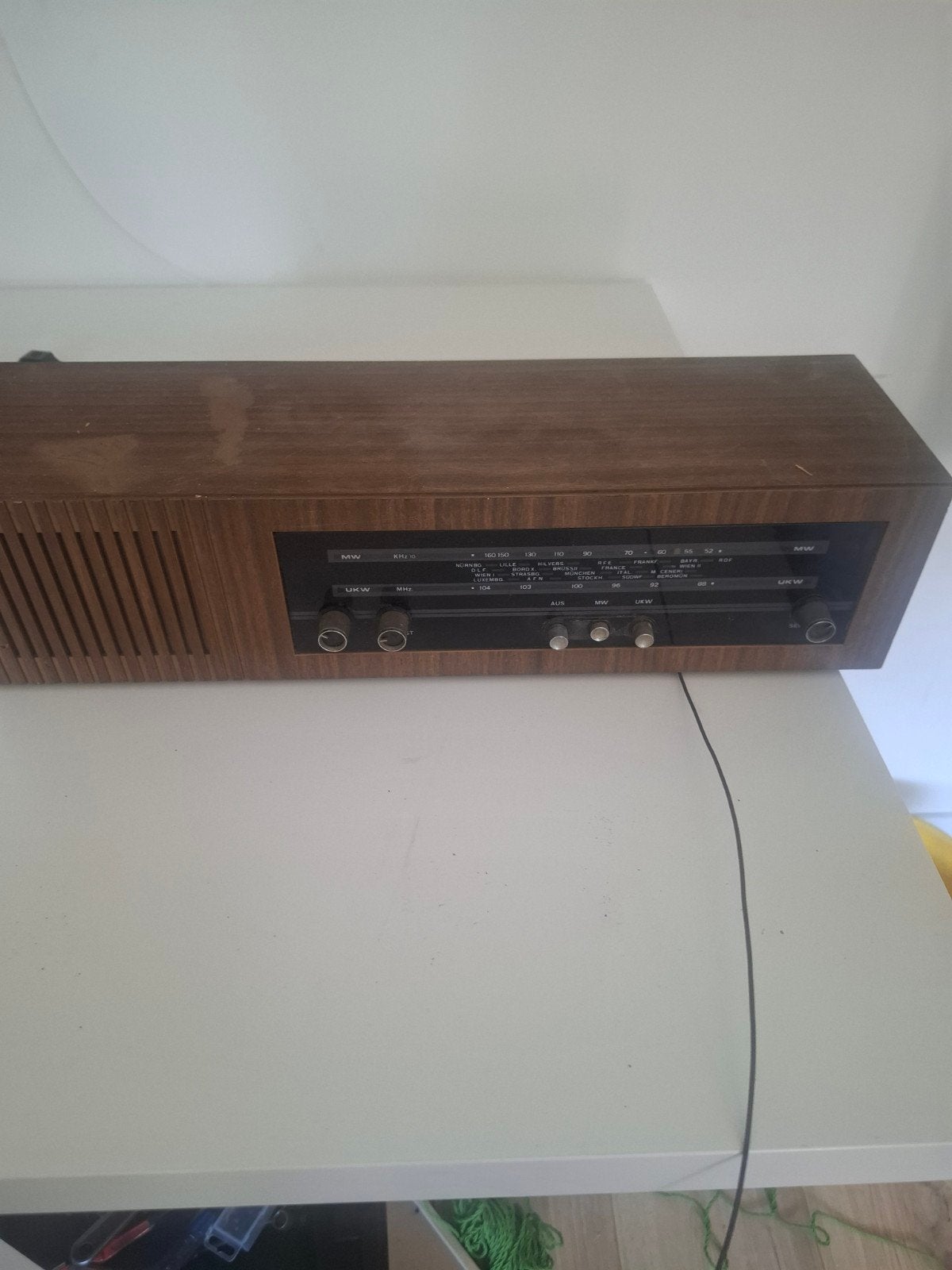 Vintage Houten Radio - Klassieke Uitstraling, Ophalen of Verzenden, Zo goed als nieuw, Radio