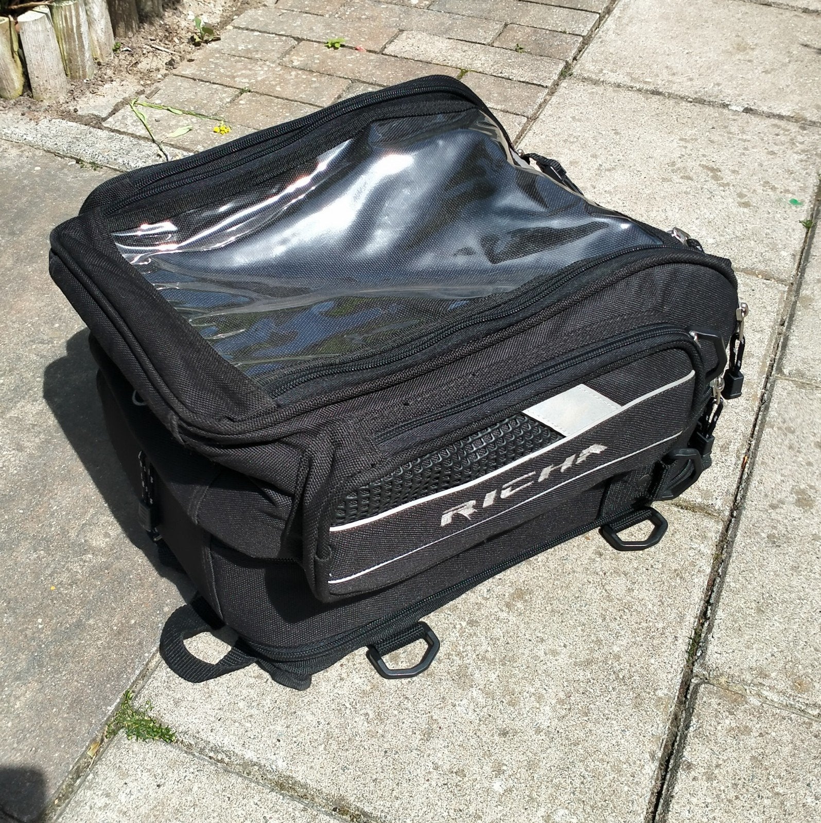 Richa Motortas / Tanktas / Rugzak - Zwart, Ophalen of Verzenden, Gebruikt
