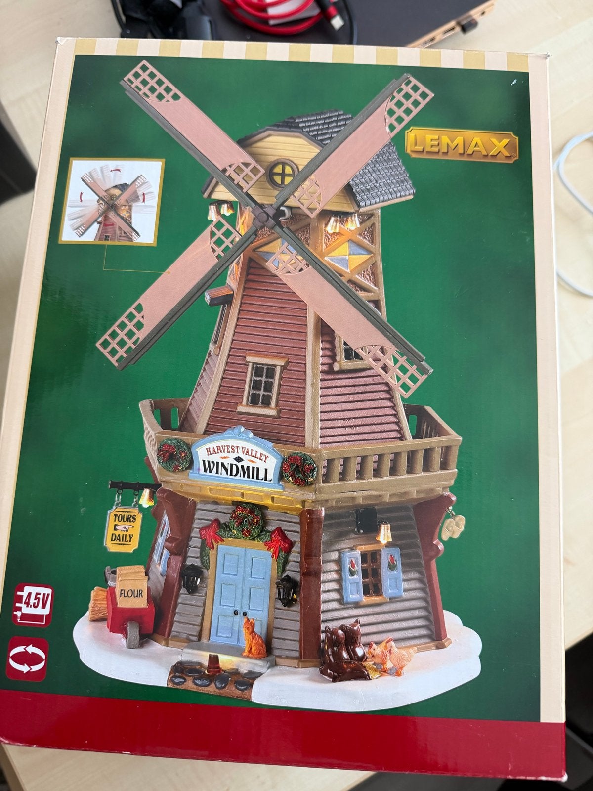 Lemax molen, Diversen, Kerst, Ophalen of Verzenden, Zo goed als nieuw
