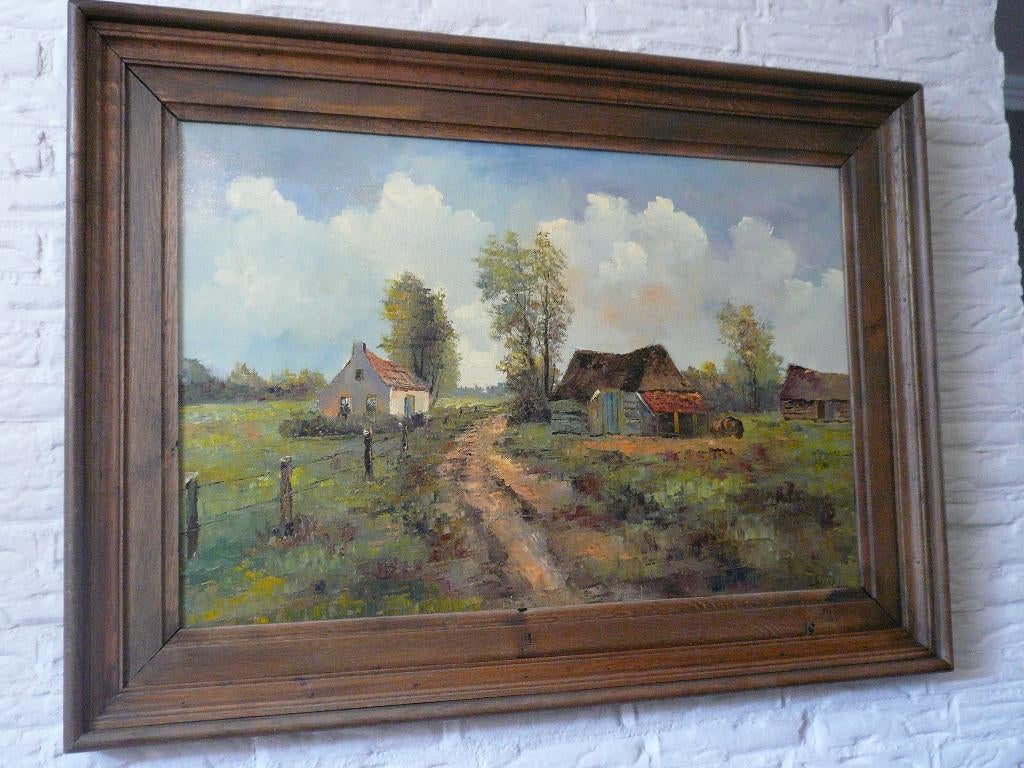 Schilderij Jan Snippe sr. 1919 (Dedemsvaart/Vechtdal), Ophalen