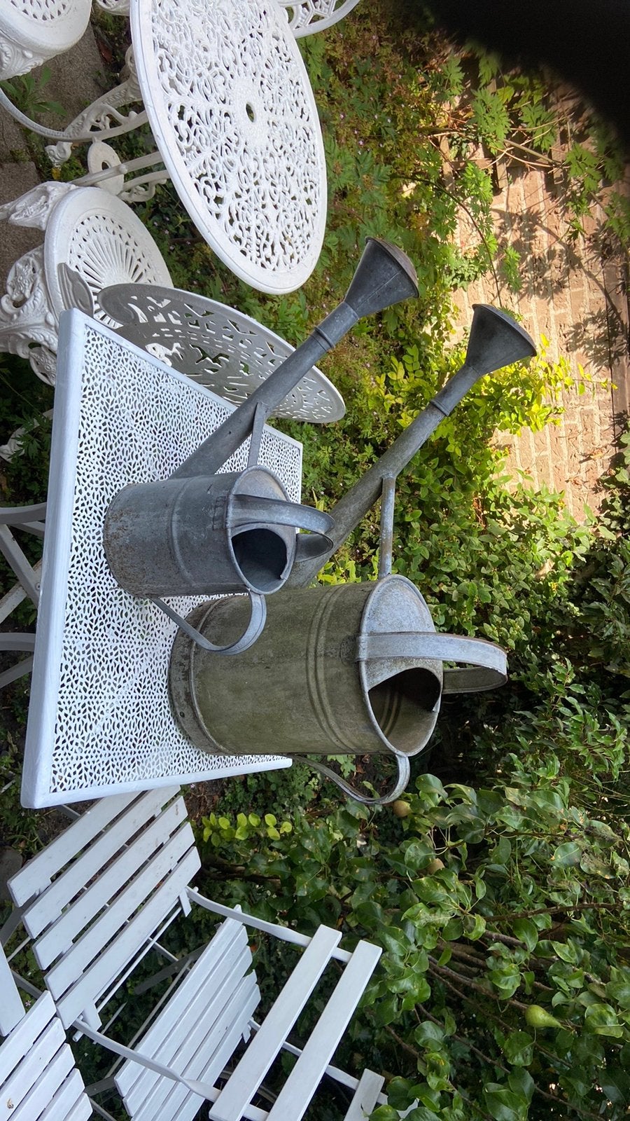 Gieter 1962 schooltuintjes vintage originele gieter ‘60, Tuin en Terras, Gieters, Ophalen, Zo goed als nieuw, Kunststof