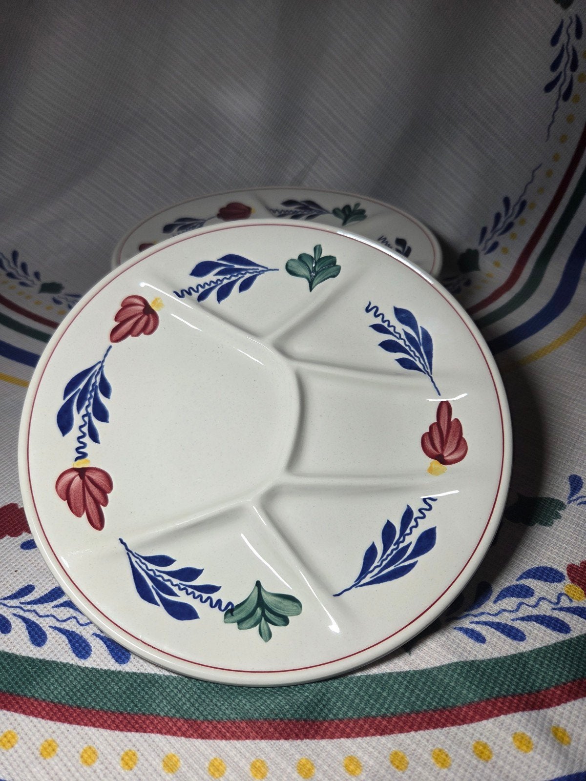 Boerenbont gourmet borden, Huis en Inrichting, Keuken | Servies, Ophalen of Verzenden, Gebruikt, Aardewerk, Bord(en)