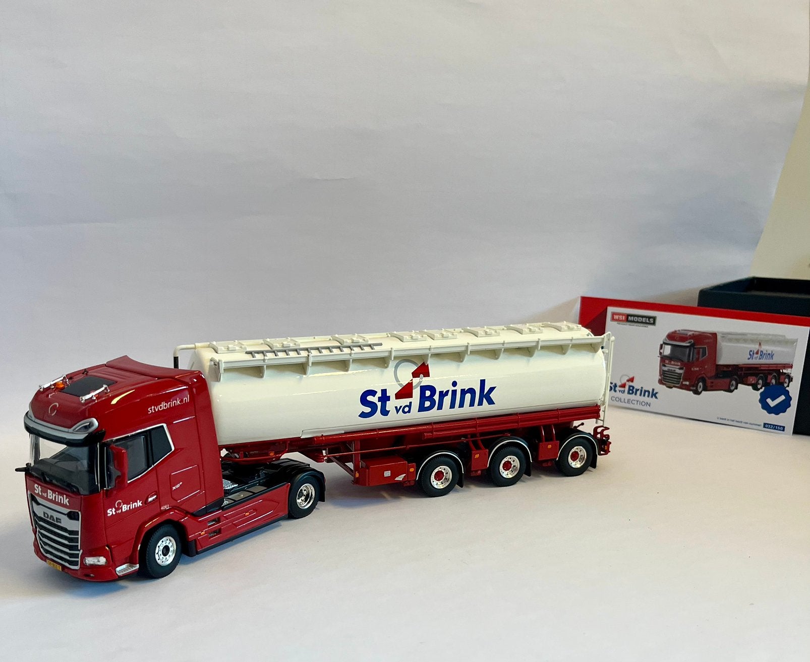 St vd Brink DAF XG+ met bulkoplegger 1:50, St vd Brink, Nieuw, Tolweg 15 Ermelo, Ophalen of Verzenden
