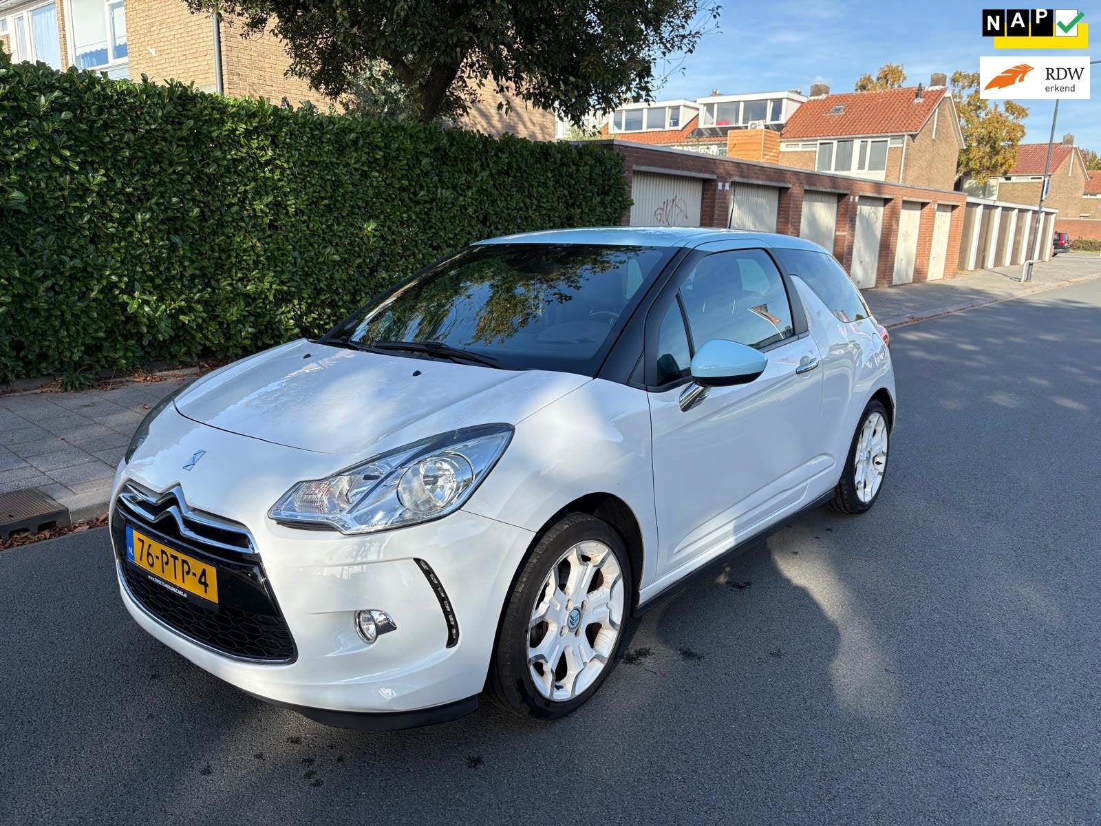Citroen DS3 1.6 So Chic, Auto's, Voorwielaandrijving, Euro 5, 4 cilinders, Wit