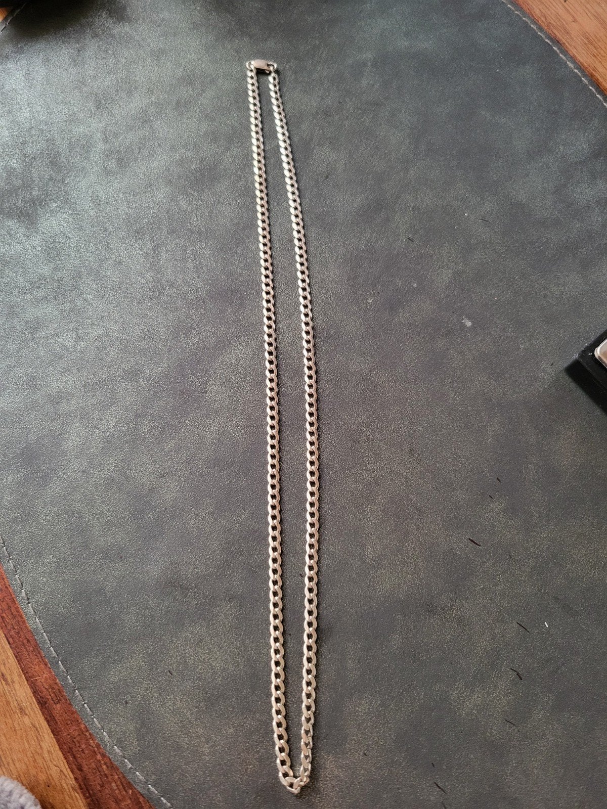 Zilveren ketting - 15.98 gram, 57 cm lang, Ophalen of Verzenden, Gebruikt, Zilver, Zilver