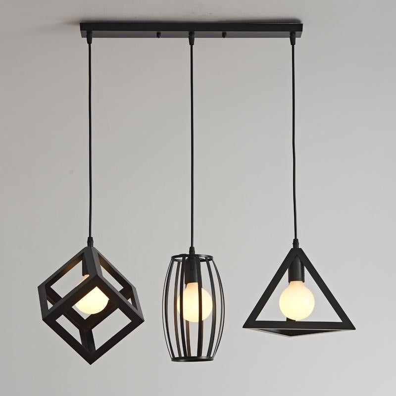 moderne hanglamp 3-lichts E27 verstelbaar 50cmx1m verstelb., Ophalen of Verzenden, Nieuw, Info@woonimperium.nl, Metaal