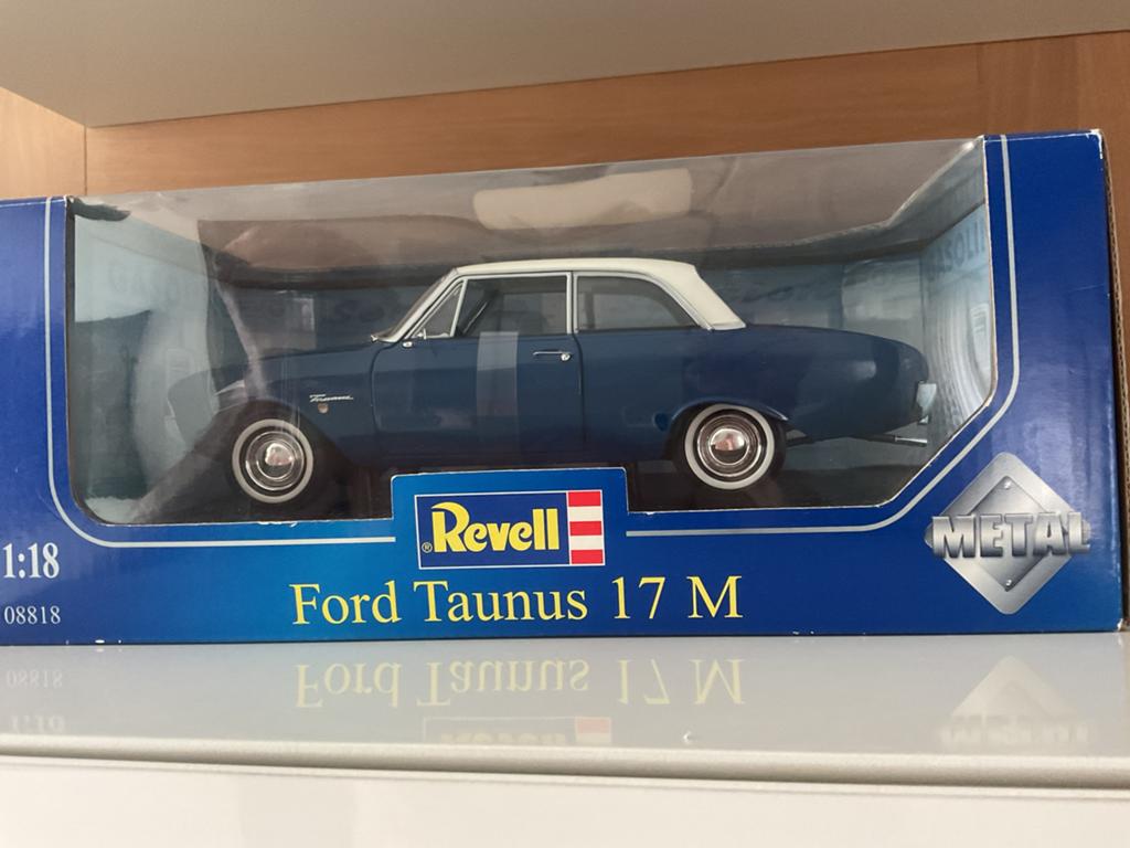 Ford Taunus 17 M van Revell 1:18 nieuw in ongeopende doos, Ophalen, Nieuw, Auto, Revell
