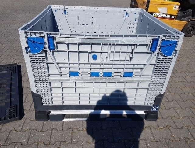 Inklapbare kunststof palletboxen – direct leverbaar, Niet ingevuld, 100 cm of meer, 60 cm of meer, Niet ingevuld