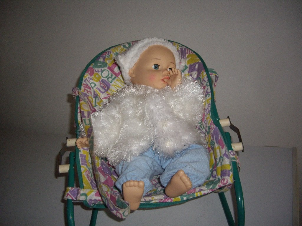baby pop met wipstoeltje, Ophalen, Zo goed als nieuw, Babypop