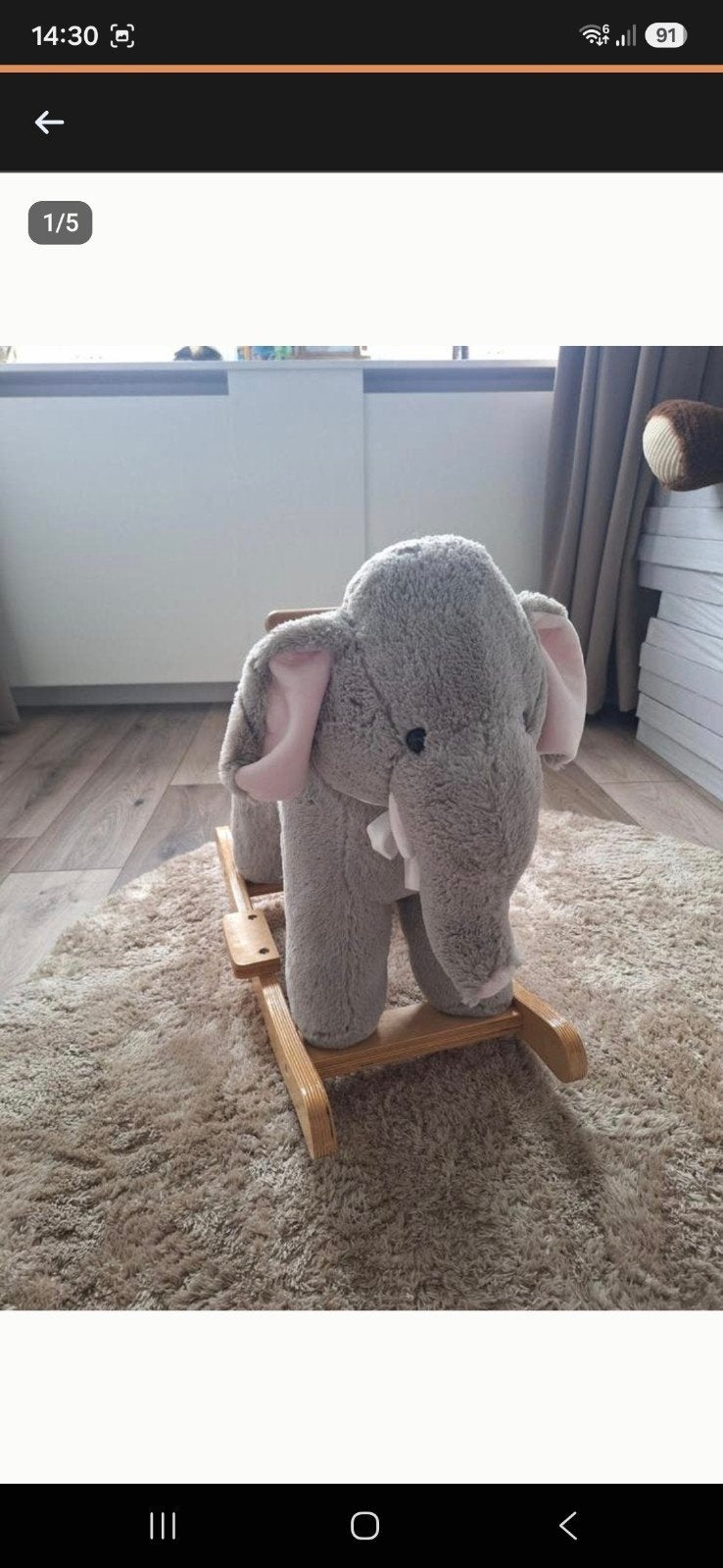 Leuk hobbeldier olifant van Playtive Junior, Ophalen