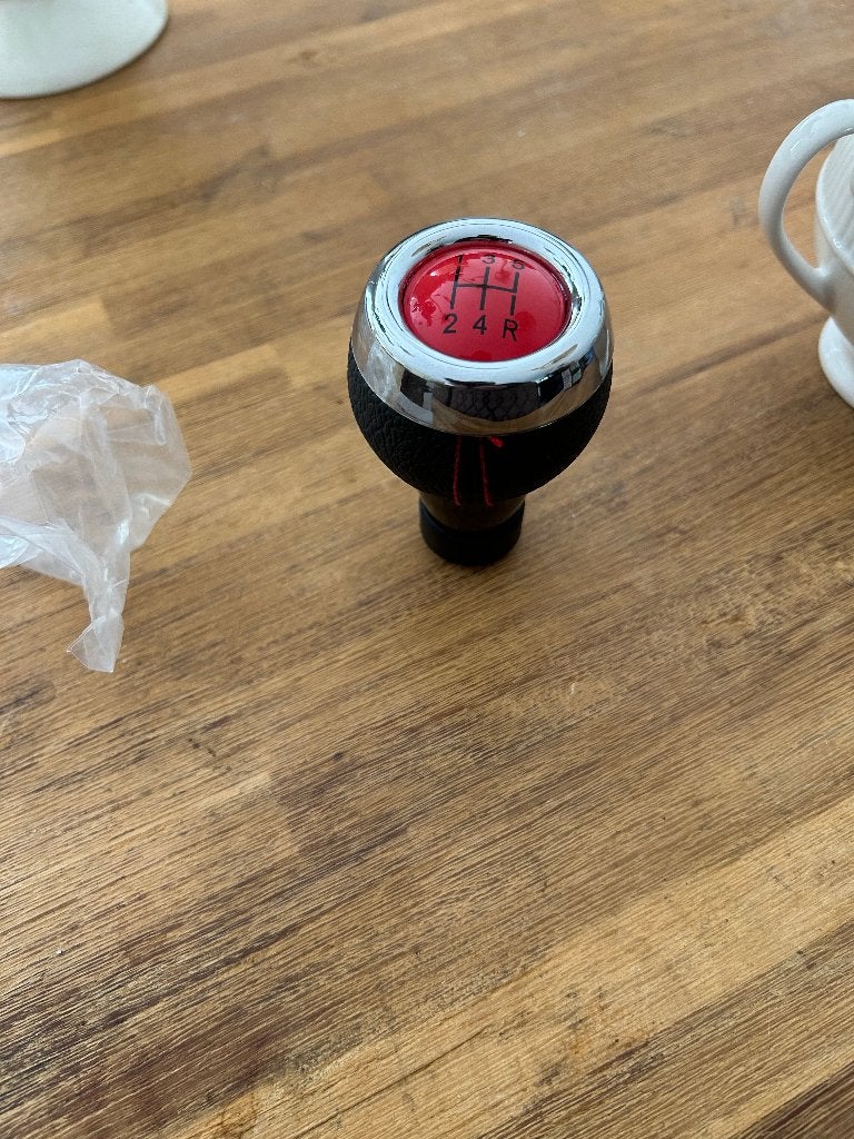 mini cooper pook knop rood nieuw in verpakking., Ophalen of Verzenden, Nieuw, Mini