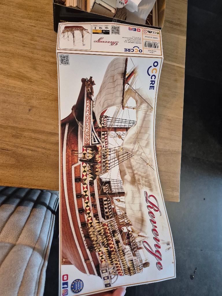 Modelbouw schip Revenge, Ophalen, Zo goed als nieuw, 1:50 tot 1:200, Overige merken