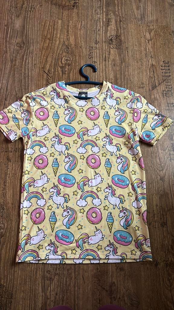 Unicorn Shirt Maat XS, Ophalen of Verzenden, Gedragen, Geel