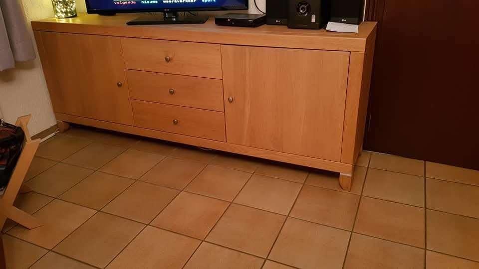 Eikenhouten dressoirkast, Ophalen, Gebruikt, 25 tot 50 cm