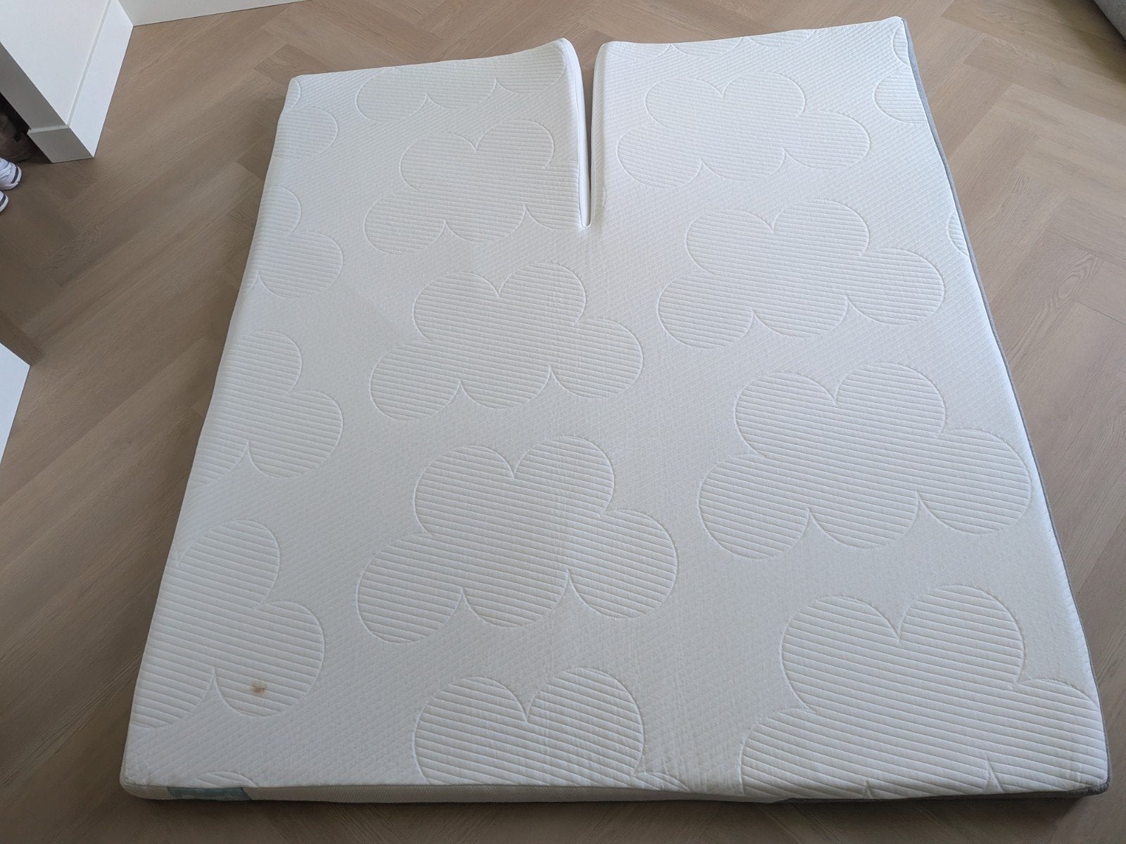 Cloudpillow split topper 180*200, Ophalen, Zo goed als nieuw, Tweepersoons, 180 cm