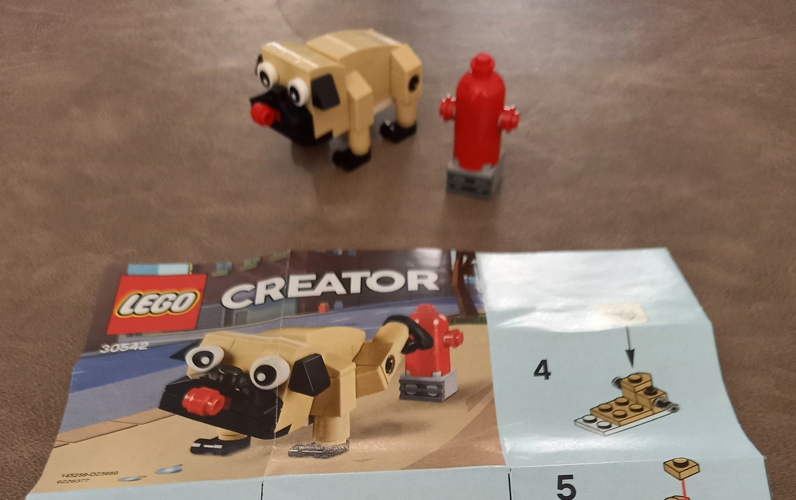 Lego Creator 30542 Mopshond - Compleet en Gedemonteerd, Lego, Compleet, Ophalen of Verzenden, Zo goed als nieuw