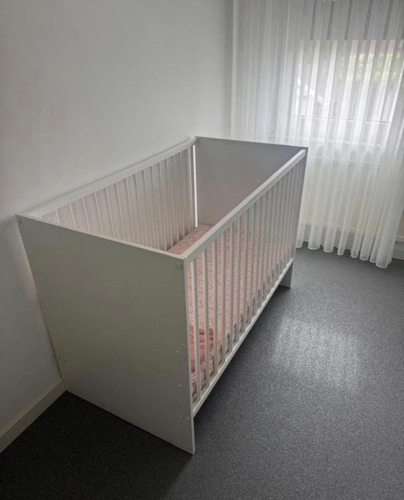 Ledikant inclusief matras 120 x 60, Kinderen en Baby's, Babywiegjes en Ledikanten, Ophalen of Verzenden, Gebruikt, Ledikant