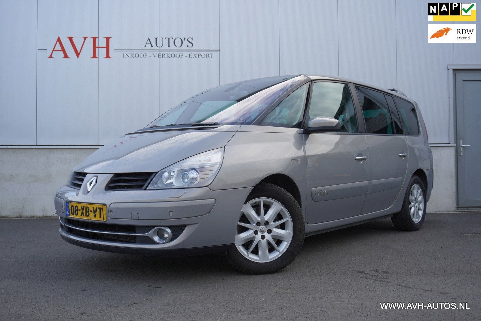 Renault Grand Espace 3.5 V6 Dynamique, APK: 8-2027!, Auto's, Stof, Gebruikt, 2000 kg, Beige